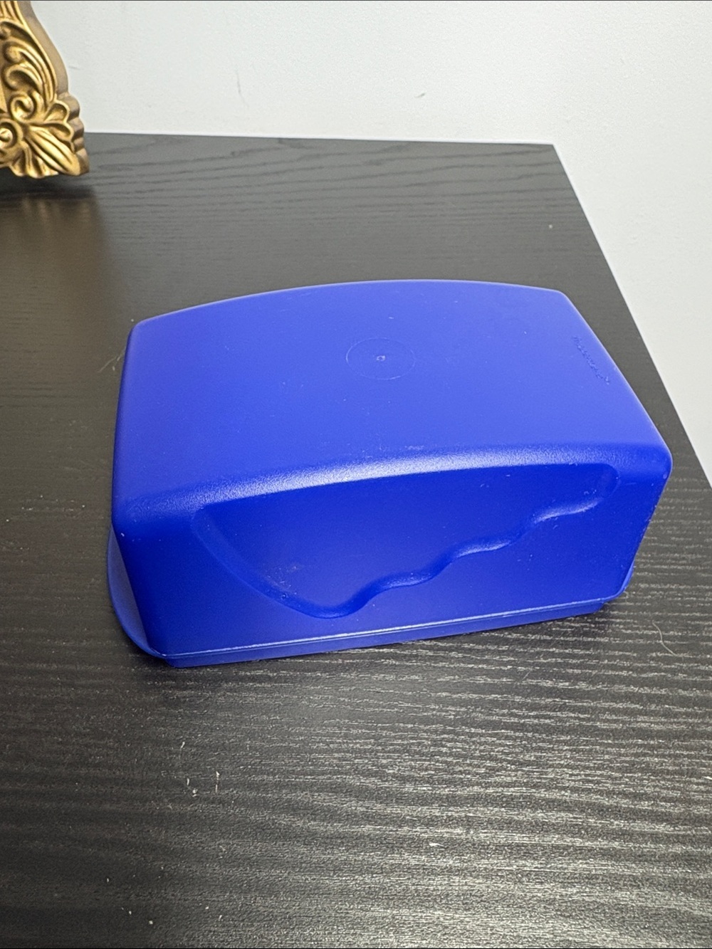 Tupperware Deep Blue Butter Dish